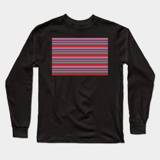 80s Retro Color Stripes Long Sleeve T-Shirt